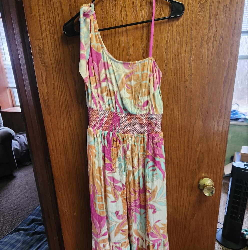 Band of the Free one shoulder dress